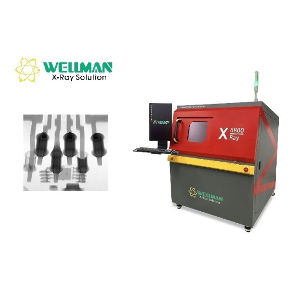 High Precision Microfocus X Ray Inspection Equipment for Electronic Component Defect Detection