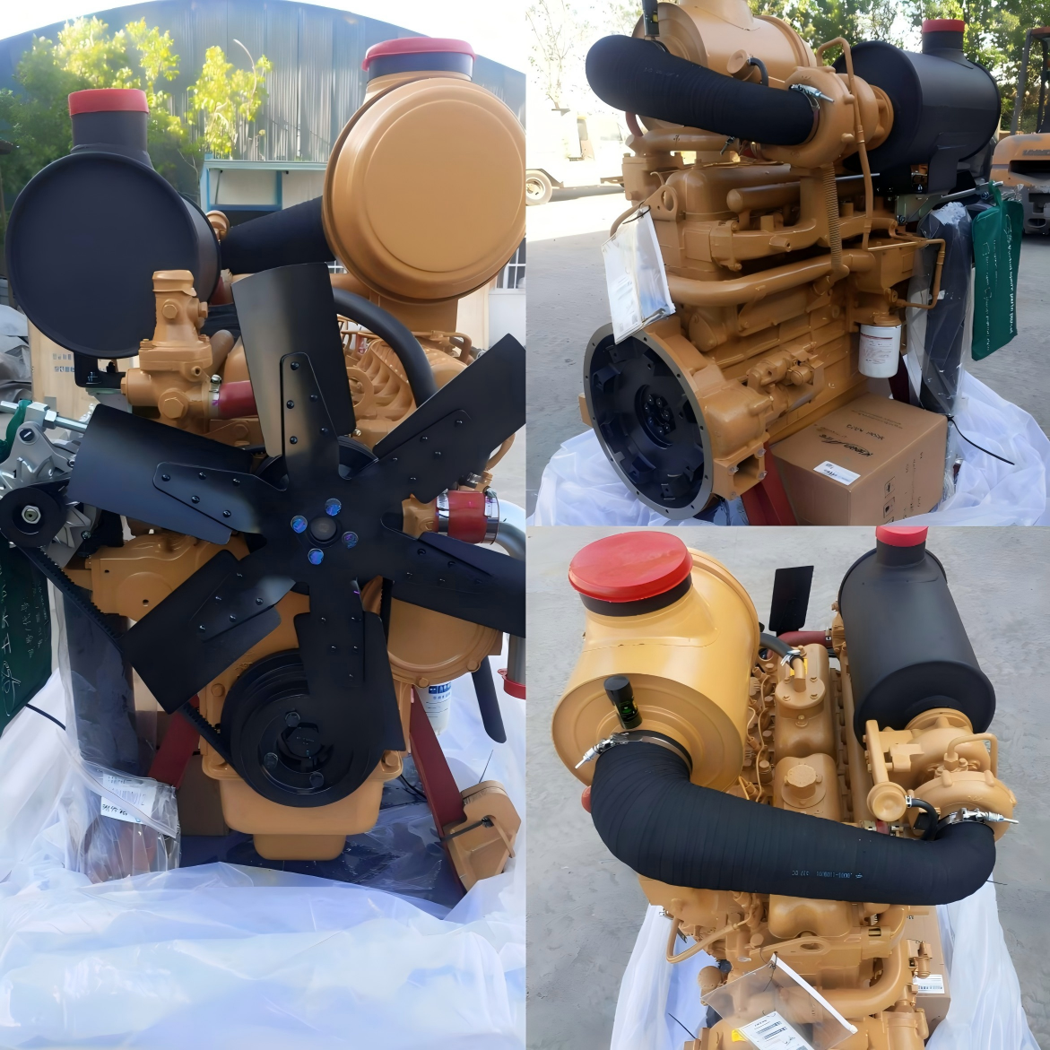 Yuchai YC6J125Z-T21 Diesel Engine Assy For Wheel Loader CLG833、CLG835、CLG836、LG833、LG835、LG836 Excavator CLG920D、CLG922D、SY195C、SY205C