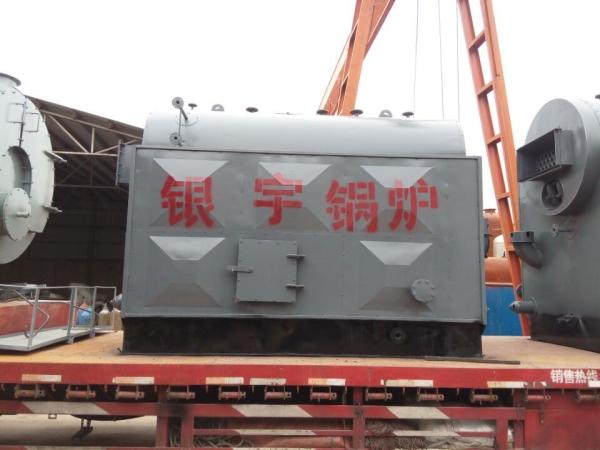 Commercial Wood Fired Steam Boiler , Indoor Wood Boiler Reduce Resource Waste