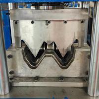 Máquina de moldagem de corrimão de estrada PLC de 80 mm de diâmetro de rolos