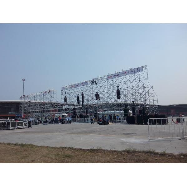 Стойка дикторов случаев систем 48.3Mm ферменной конструкции освещения этапа слоя концерта напольная