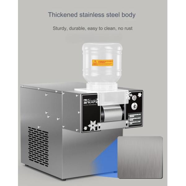Effortless and Full Automatic Snow Flakes Ice Machine for Home Hotel Milk Smoothie Making
