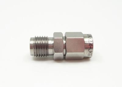 Em linha reta 2.92mm (K) homem ao conector fêmea do adaptador do MMW da onda de milímetro de 2.4mm