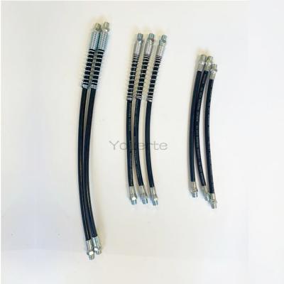 Rubber Air Grease Gun Hose High Pressure Hydraulic Flexible Line