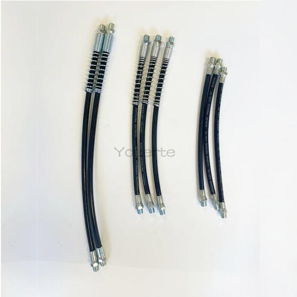 Rubber Air Grease Gun Hose High Pressure Hydraulic Flexible Line