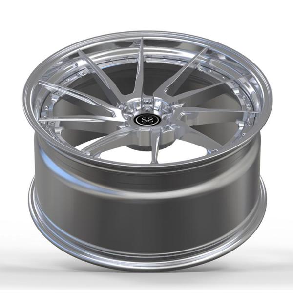 Глубокое вогнутое 5x112 выковало колеса 19 20 21 22 24 26 дюймов класс C217 c 2 частей