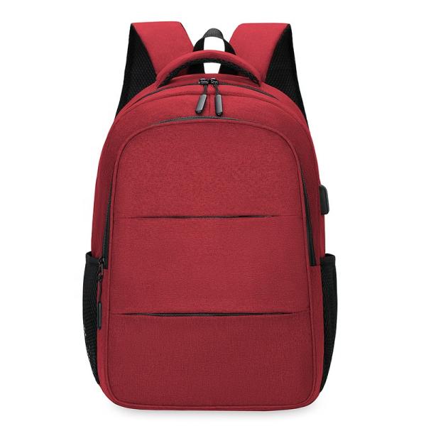 Puerto de carga USB Mochila de trabajo de negocios Mochila de escuela de adolescentes Logotipo del cliente