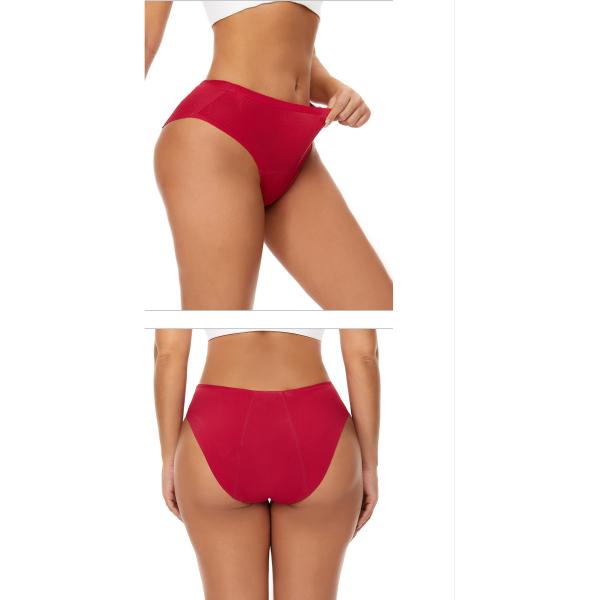 Female Eco Friendly Period Panties Underwear Ladies Thread 50ml Absorption Cotton Physiological