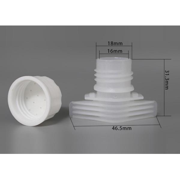 Eche en chorro los casquillos con el agujero de la salida de aire en casquillos de la bolsa del diámetro/de los alimentos para niños de 16m m