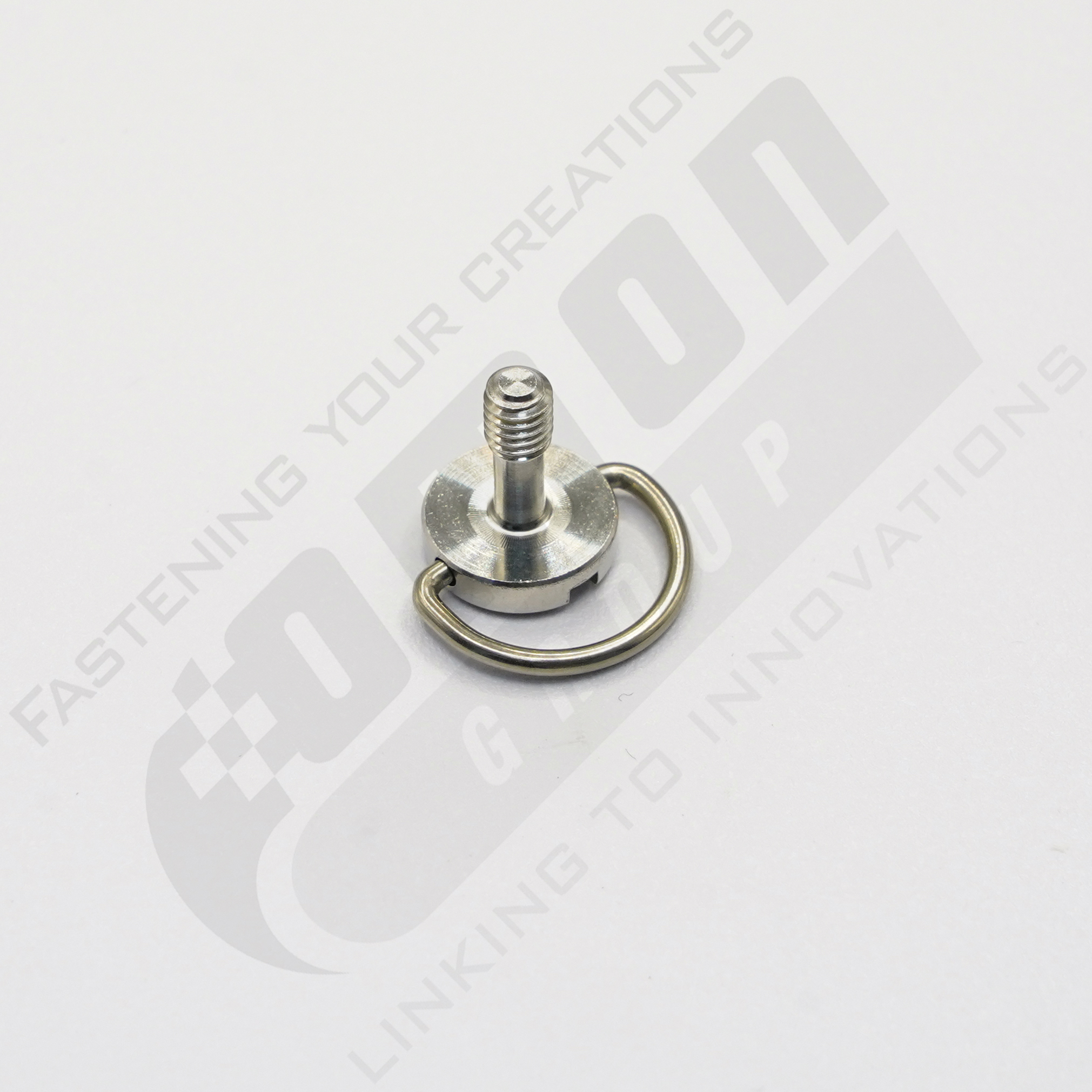 Fasteners Screw M4x13.5 Flat Round Head Slot combined with C Ring ideal for precision engineering and equipment maintenance（OM.SC.SS.3900）
