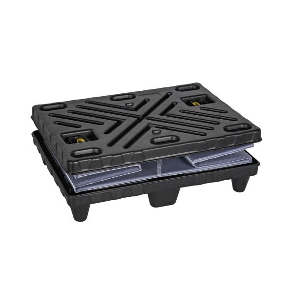 Customizable collapsible storage sleeve box pallet automotive packaging design plastic gaylord box