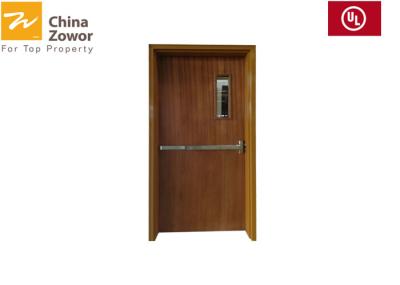 As portas de fogo de madeira do painel nivelado da pintura do cozimento BS476 para o apartamento/várias cores fazem sob medida 3' X 7'/Infilling placa do Perlite