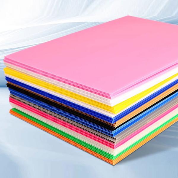 Rectangular 2mm 3mm 4mm 5mm Corrugated Yard Sign with Customized Color and UV Printing