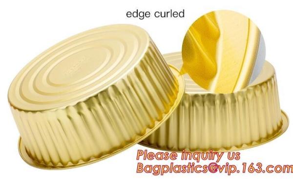 Aireline Rectangle Shaped, Disposable Aluminum Foil Pan, Take-Out Food Containers, Foil Cake Cup