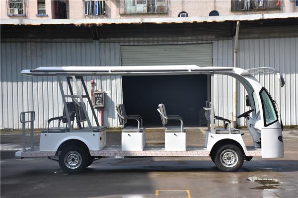 72V a pessoa elétrica da camioneta expresso 14, CE legal Sightseeing elétrico da estrada do carro aprovou
