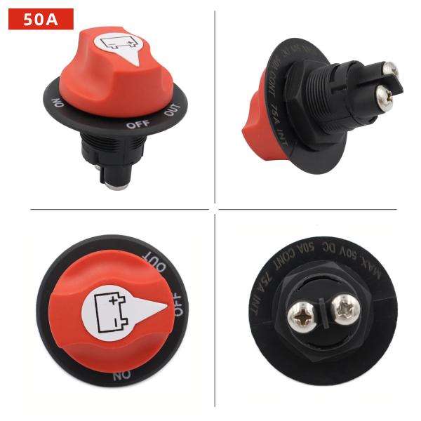 50A 100A 200A 300A Batería desconectada Cortar velocidad para barco de marina RV ATV coche vehículo UTV