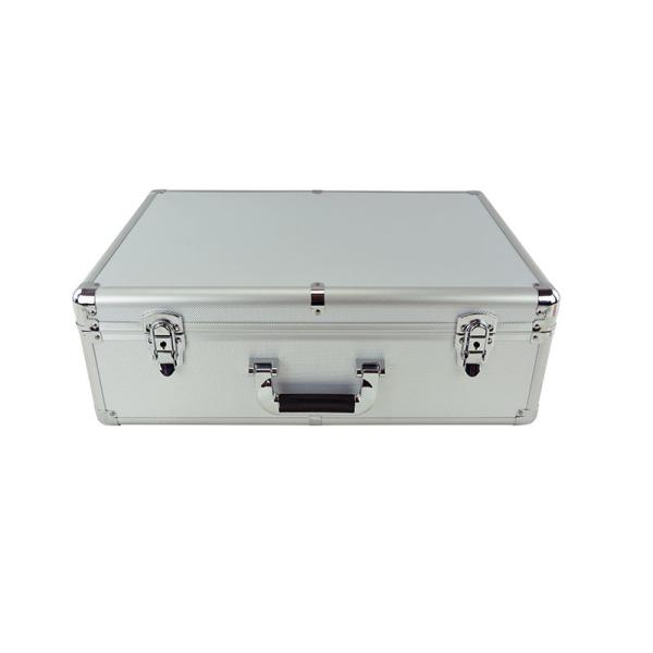 Серебряные алюминиевые трудные случаи кладут переносные сумки в коробку инструмента с белизной умирают пена отрезка