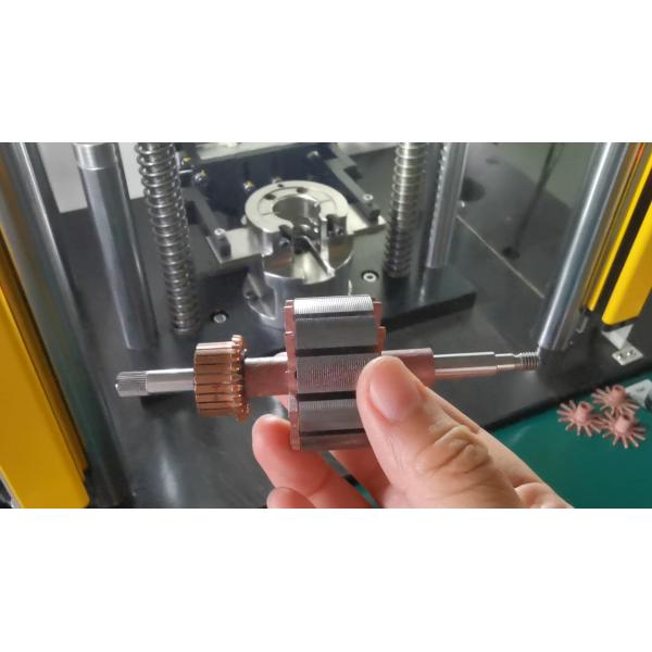 Rotor Commutator End Plate Shaft Pressing Armature Machine