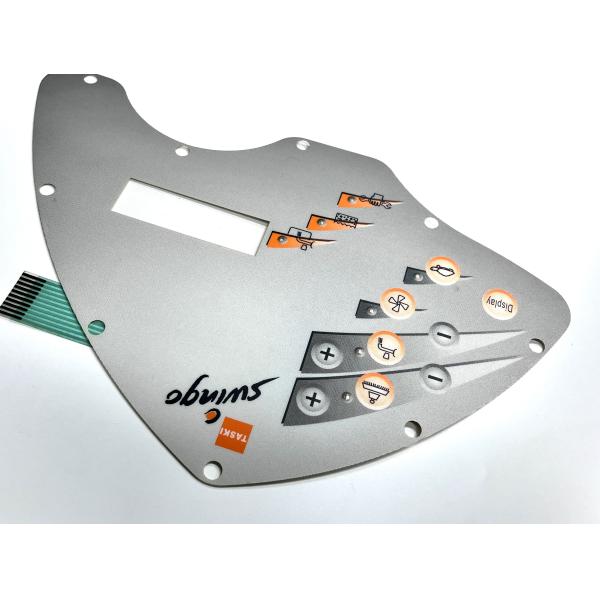 7 Way 0.1Pitch Single Row Crimp Housing Push Button Membrane Switch Для регулировщика температуры