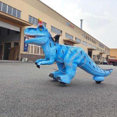 Manège de dinosaures animatroniques robotisés pour parc d'attractions dans un centre commercial