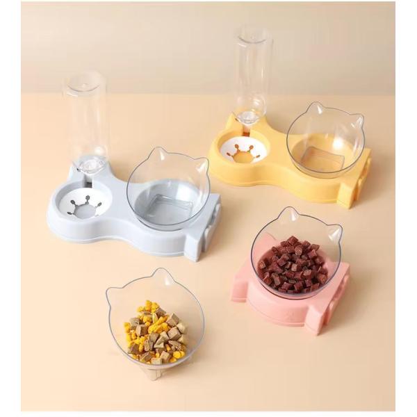 Pet Food Water Elevated Feeding Bowl with Raised Stand Customization Customized Request