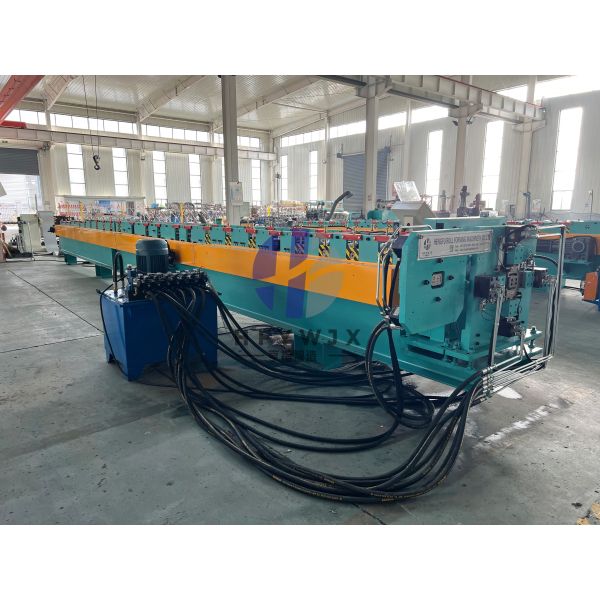 New Design Round Downpipe Roll Forming Machine With PLC Control And 16 Stations