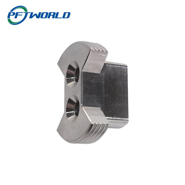 Изготовленные на заказ части нержавеющей стали CNC, который подвергли механической обработке пусковая площадка ноги диктора нержавеющей стали