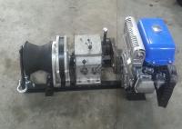 Tirador del torno del cable del motor de gasolina de 5 toneladas, cuerda accionada que tira del torno en línea de la construcción