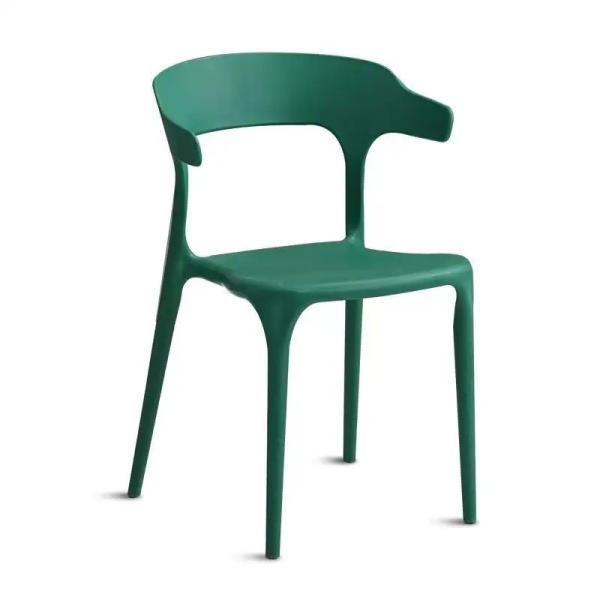 Waterproof Stackable Plastic Dining Chair for Commercial Use