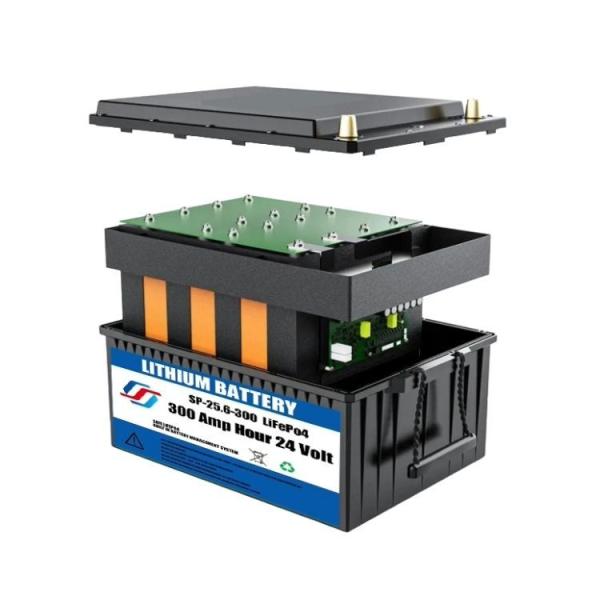 24V 300Ah Lithium Cranking Battery For Cold Weather Engine Start HVAC Use