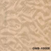 Fabricado por el hombre Veneer de madera de oro Burl de arce 640-1280mm G.MB-X8008 Reverso de lana para el interior del automóvil