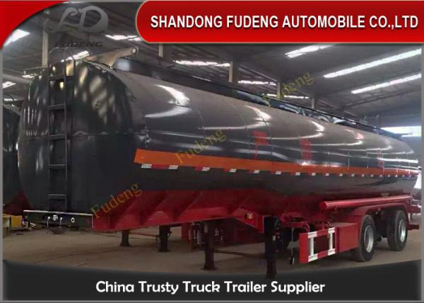 45000 Liters Transport Bitumen Tanker Semi Trailer  With  Insulating Layer  For  Sale