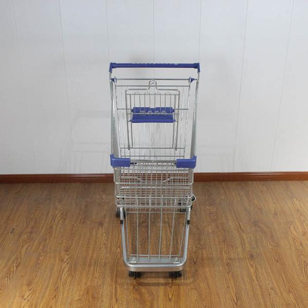 100L magasin d'épicerie chariot roulant en acier enduit de poudre de type allemand