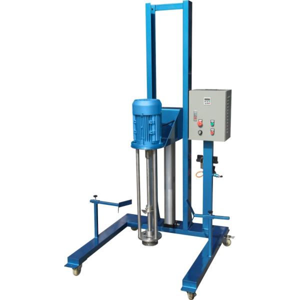 Movable Pneumatic Lifting Vacuum Homogenizer Cream Mixer for Viscosity Liquids / Solid Powders