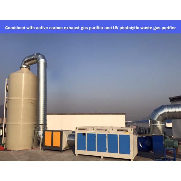 Полипропиленовый мокрый воздушный очиститель Газоочистительная башня D800 * 3500 мм для химического завода