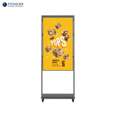 Janela LCD de dois lados Displays de alto brilho Totem de 55 polegadas