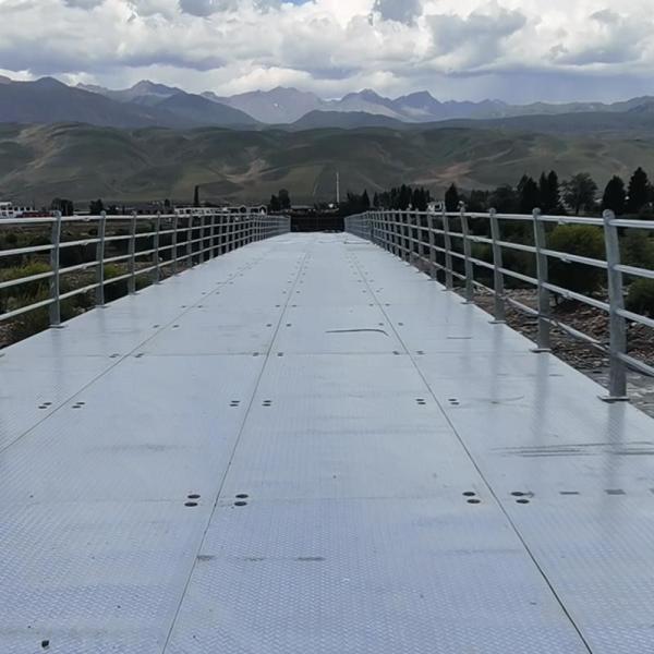 4.2m Compact Bailey Bridge / Steel Bailey Truss Bridge Hot Dip