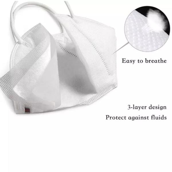 Mouth - Muffle 5 Ply KN95 Filter Face Gauze Mask PM2.5 Disposable