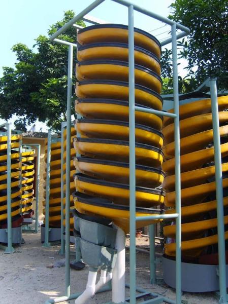 Fabriquant d'équipement de habillage de minerai de descendeur en spirale et d'or et usine de machines de mine de cuivre