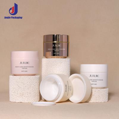 Round PP Plastic Jars 50g Custom Made Cosmetic Containers With Screw Top