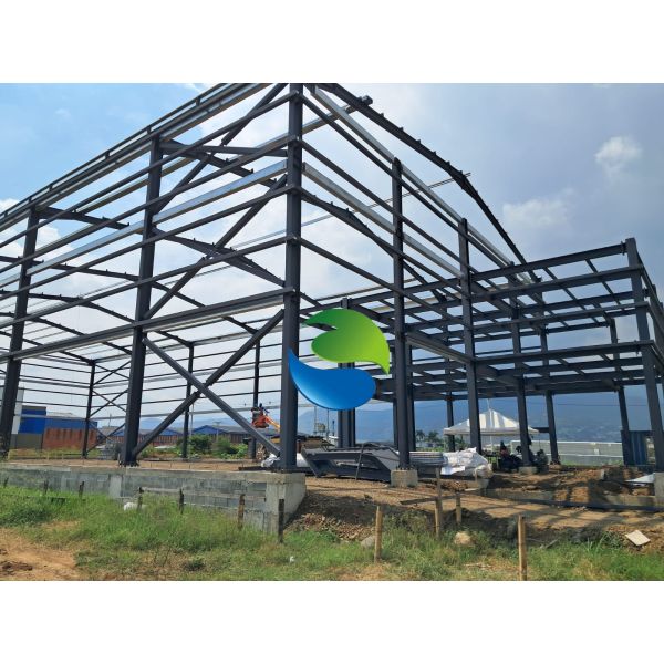 C Z Shape Channel Purlin Steel Structure Warehouse with 7 Bay Layout and Robust Steel Structure Platform