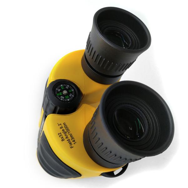 Military 10x32mm 8x32 ED Binoculars Long Eye Relief Telescope with Mini Compass
