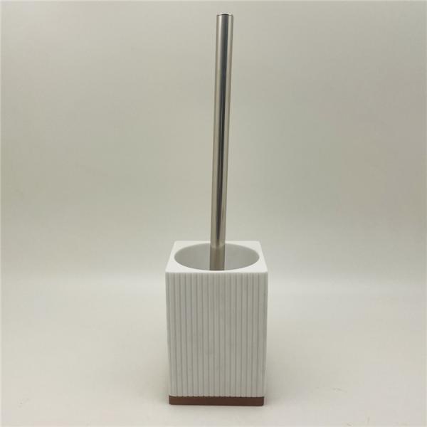 Квадратные вертикальные полосы аксессуары для ванной Белый песок с деревянными частями