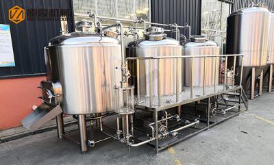 10HL Stainless Steel Beer Making Machine Semi Automatic Control With Jacket