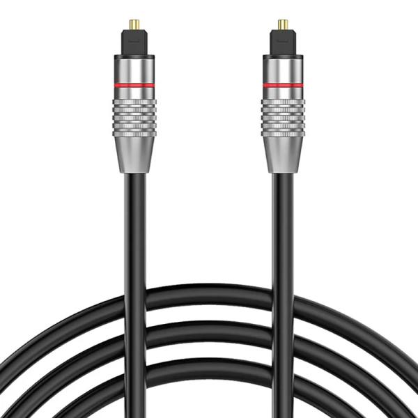 Золотопокрытая головка Toslink кабель цифрового волоконно-оптического аудио кабеля 1M 1.5M 2M 3M 5M 10M 15M