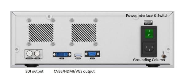 Sistema de cámara de endoscopio de metal 4K 60FPS con fuente de luz LED e interfaz de entrada SDI