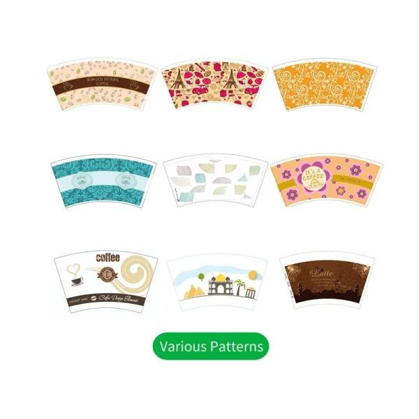 Calidad alimenticia impermeable de la copa de papel ventilador de una sola cara de revestimiento Resistencia al agua