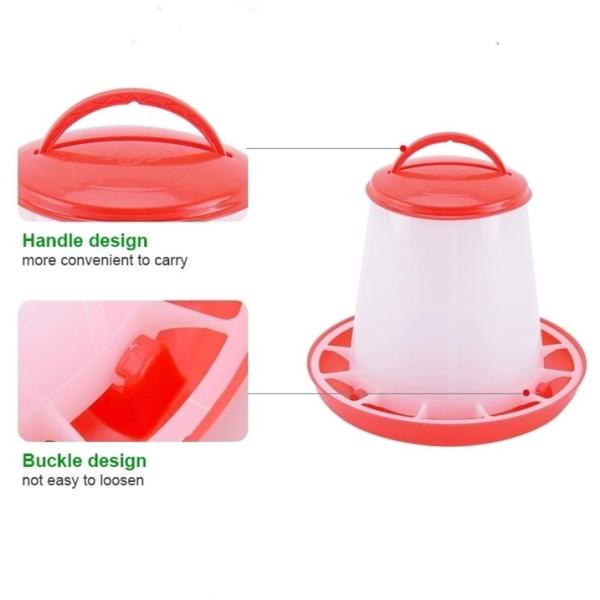 Bebedor do alimentador das aves domésticas das codorniz da resistência de corrosão 6kg
