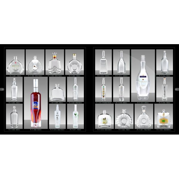 Super Flint Glass Material 700ml Whisky Bottle for Fancy Design Used Wine Glass Bottle
