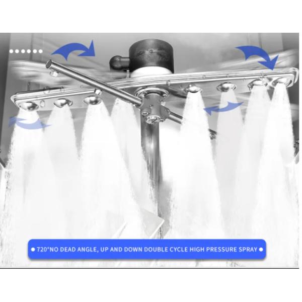 3KW / 9KW Automatic Dishwasher Machine Freestanding Wash Dish Machine